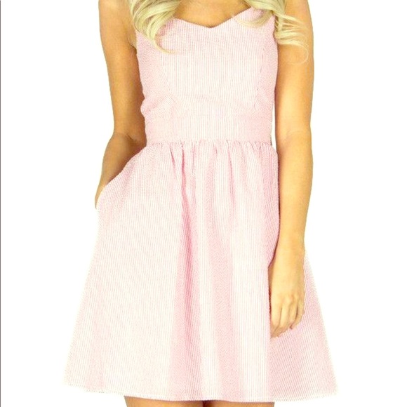 Lauren James Dresses & Skirts - Lauren James Seersucker Garrison Dress